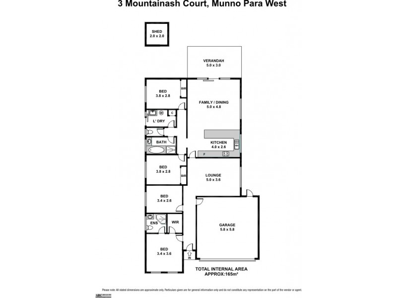 3 Mountainash Court, Munno Para West SA 5115 Floorplan