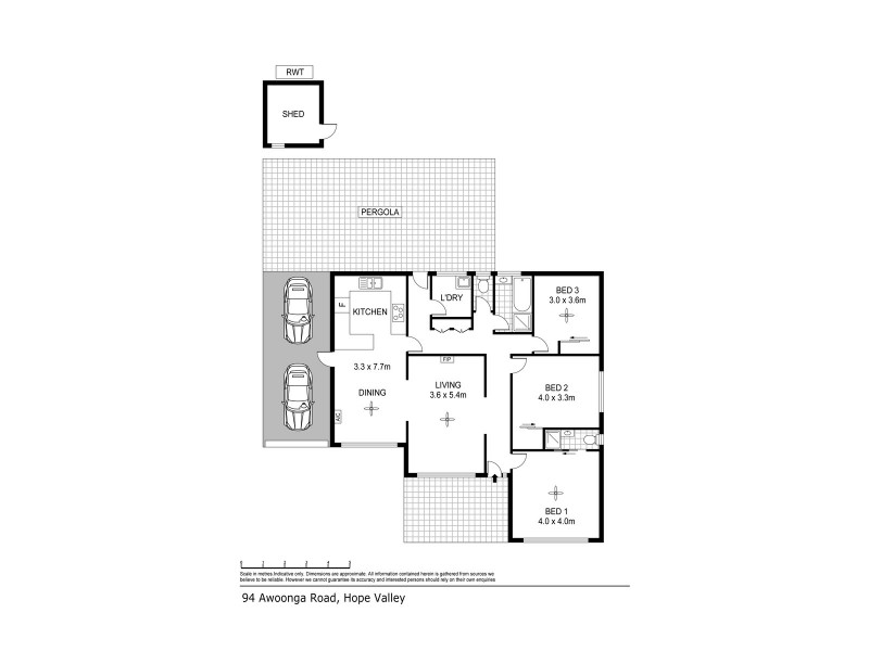 94 Awoonga Road, Hope Valley SA 5090 Floorplan