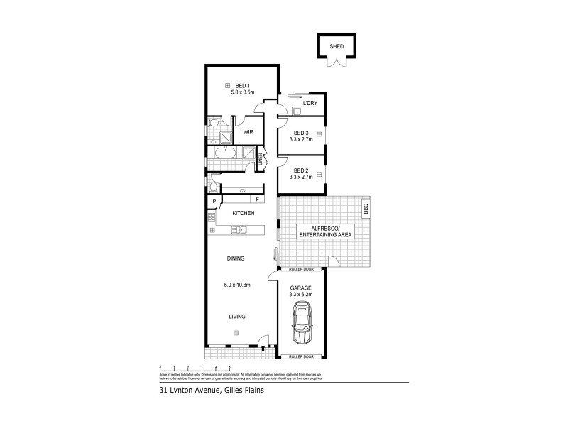 31 Lynton Avenue, Gilles Plains SA 5086 Floorplan