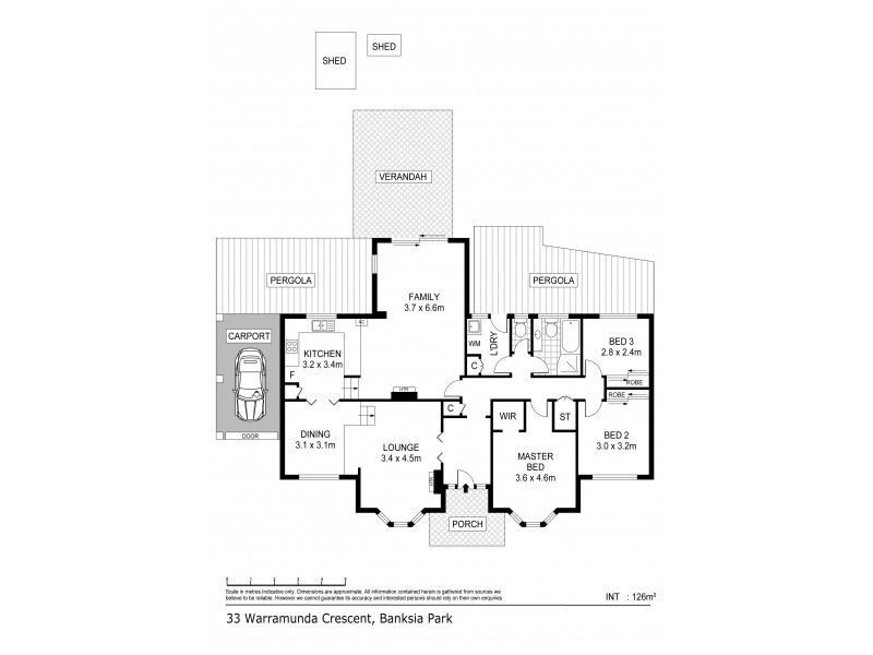 33 Warramunda Crescent, Banksia Park SA 5091 Floorplan