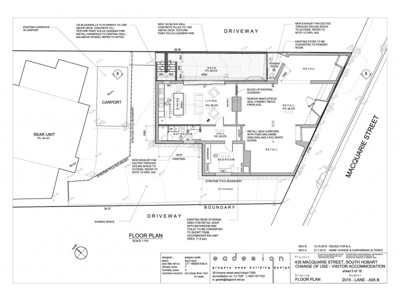435 Macquarie Street, South Hobart TAS 7004 Floorplan