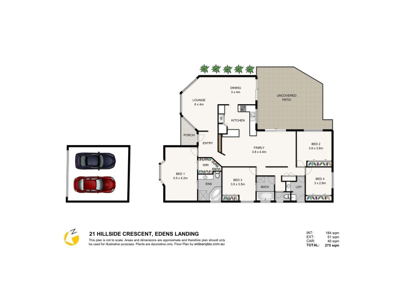 21 Hillside Crescent, Edens Landing QLD 4207 Floorplan