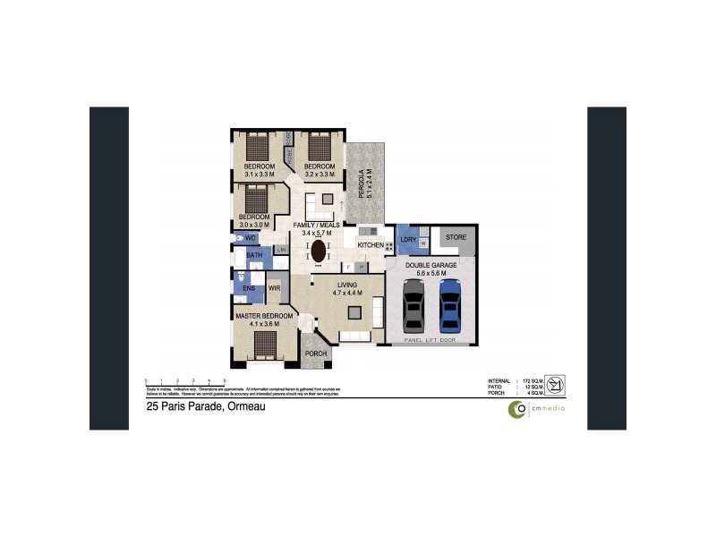 25 Paris Parade, Ormeau QLD 4208 Floorplan