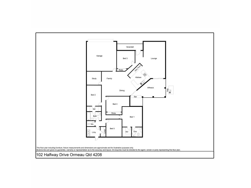 102 Halfway Drive, Ormeau QLD 4208 Floorplan