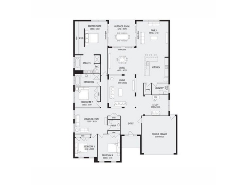 25 Olivevale Street, Ormeau QLD 4208 Floorplan