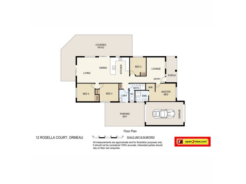 12 Rosella Court, Ormeau QLD 4208 Floorplan