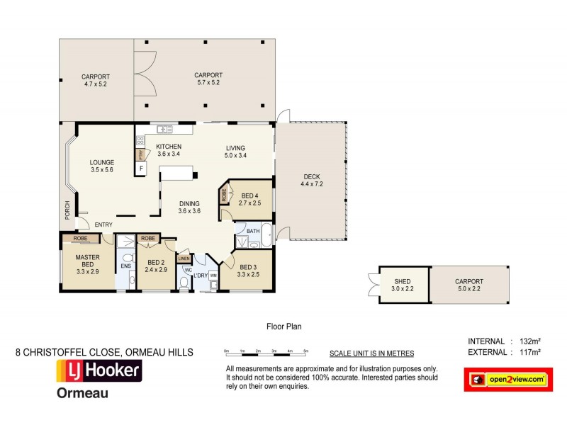 8 Christoffel Close, Ormeau Hills QLD 4208 Floorplan