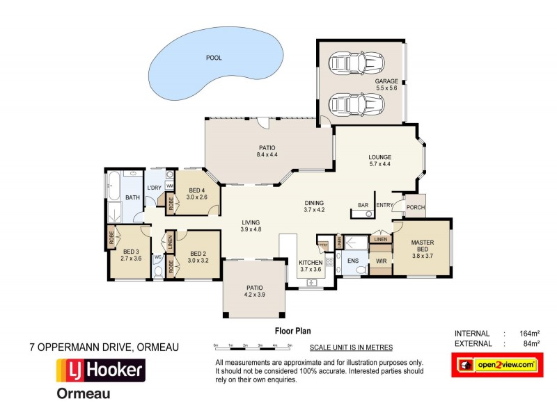 7 Oppermann Drive, Ormeau QLD 4208 Floorplan