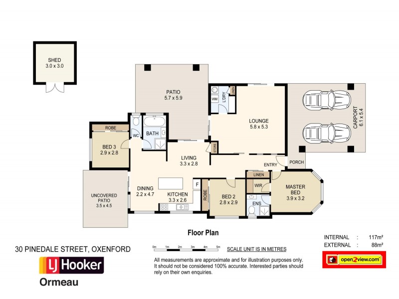 30 Pinedale Street, Oxenford QLD 4210 Floorplan