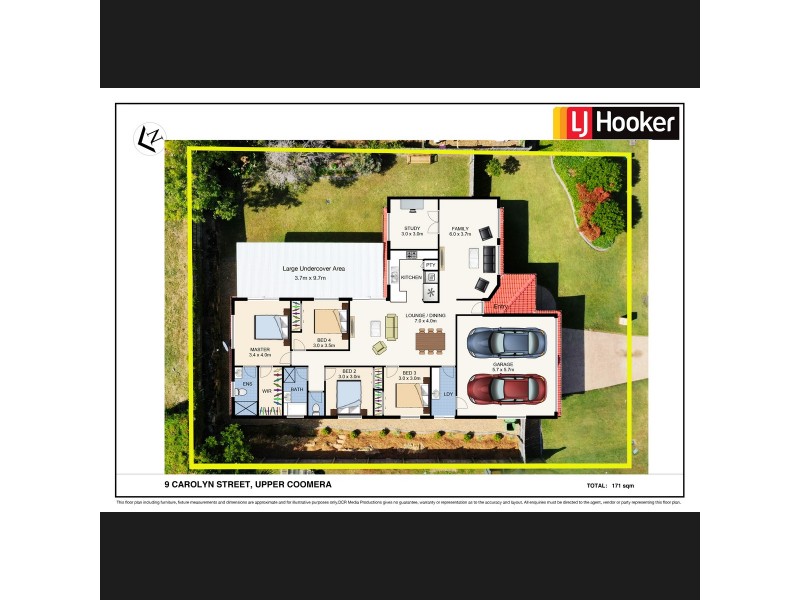 9 Carolyn Street, Upper Coomera QLD 4209 Floorplan