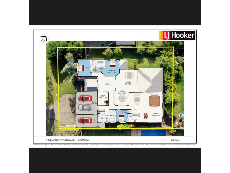 4 Cedarton Crescent, Ormeau QLD 4208 Floorplan