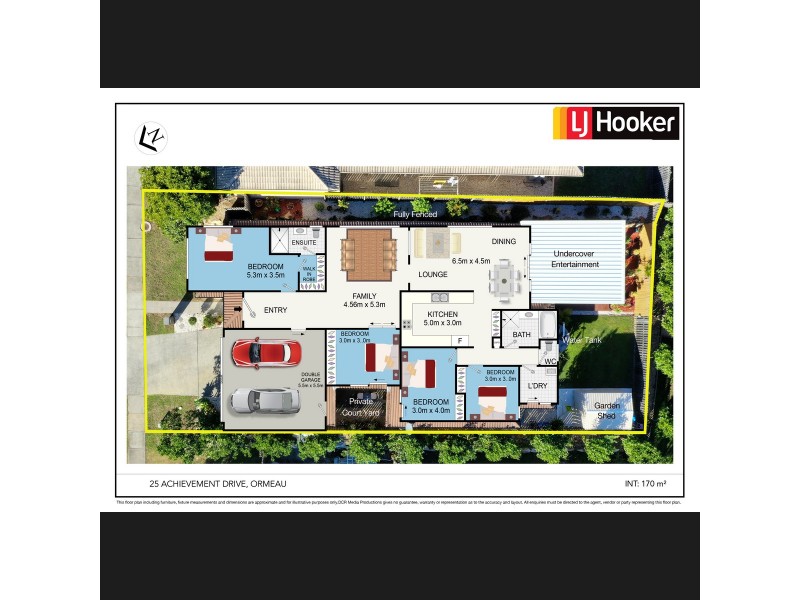 25 Achievement Drive, Ormeau QLD 4208 Floorplan