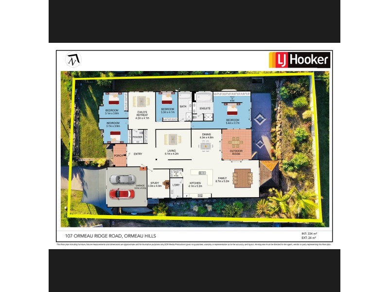 107 Ormeau Ridge Road, Ormeau Hills QLD 4208 Floorplan
