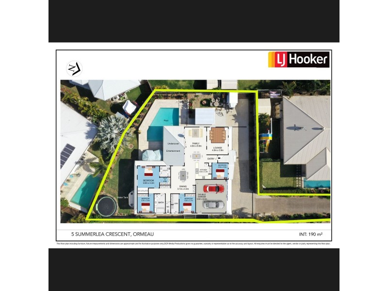 5 Summerlea Crescent, Ormeau QLD 4208 Floorplan