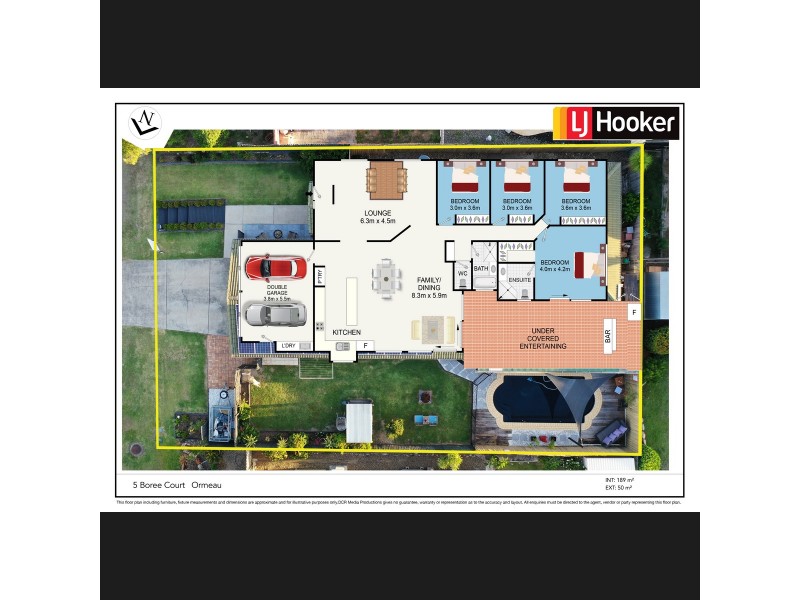 5 Boree Court, Ormeau QLD 4208 Floorplan