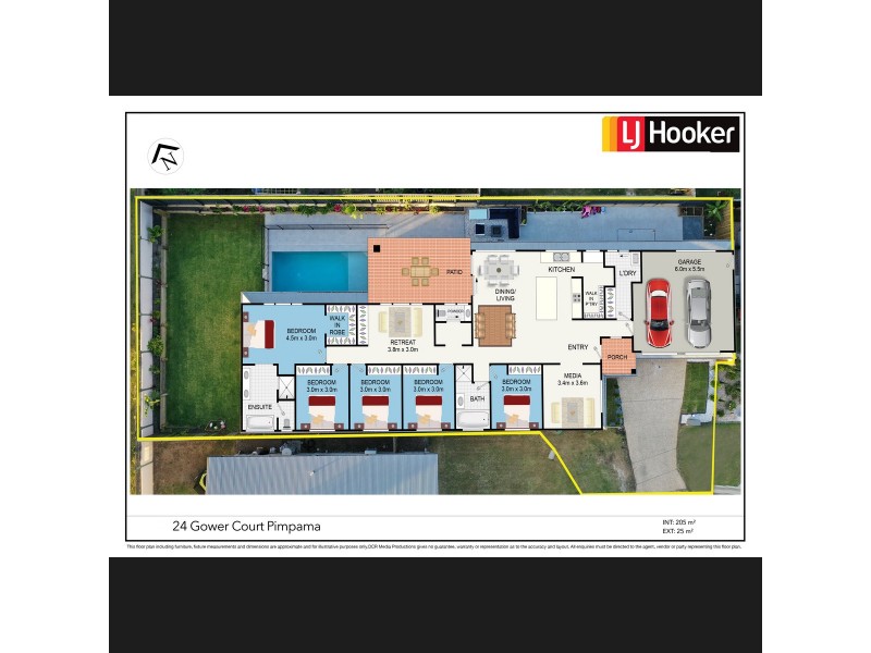 24 Gower Court, Pimpama QLD 4209 Floorplan