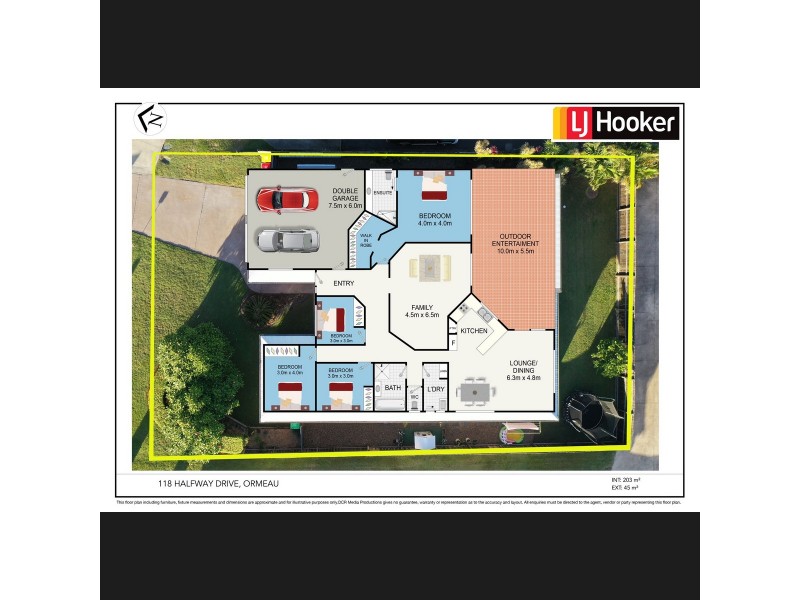 118 Halfway Drive, Ormeau QLD 4208 Floorplan
