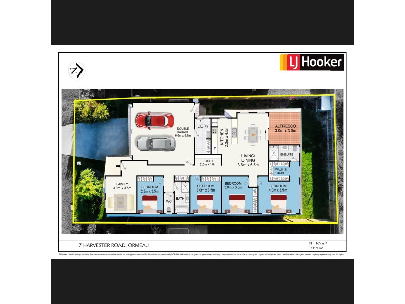 7 Harvester Road, Ormeau QLD 4208 Floorplan