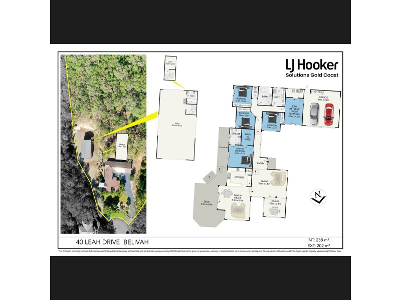 40 Leah Drive, Belivah QLD 4207 Floorplan