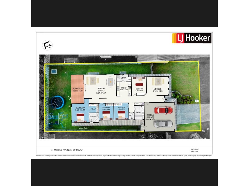 34 Myrtle Avenue, Ormeau QLD 4208 Floorplan