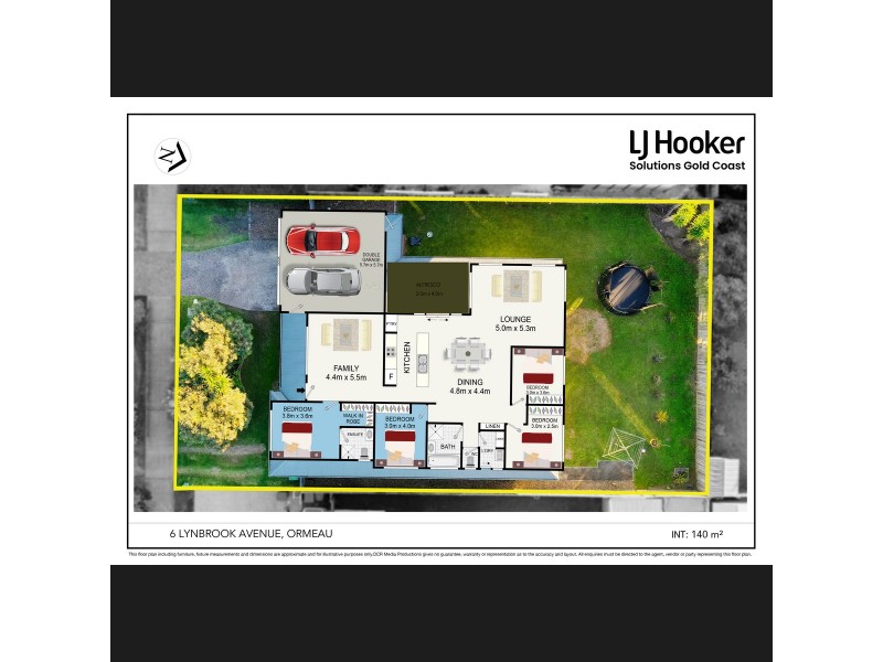 6 Lynbrook Avenue, Ormeau QLD 4208 Floorplan