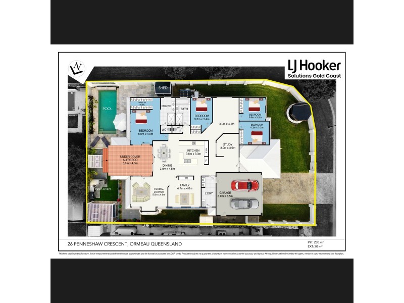 26 Penneshaw Crescent, Ormeau QLD 4208 Floorplan