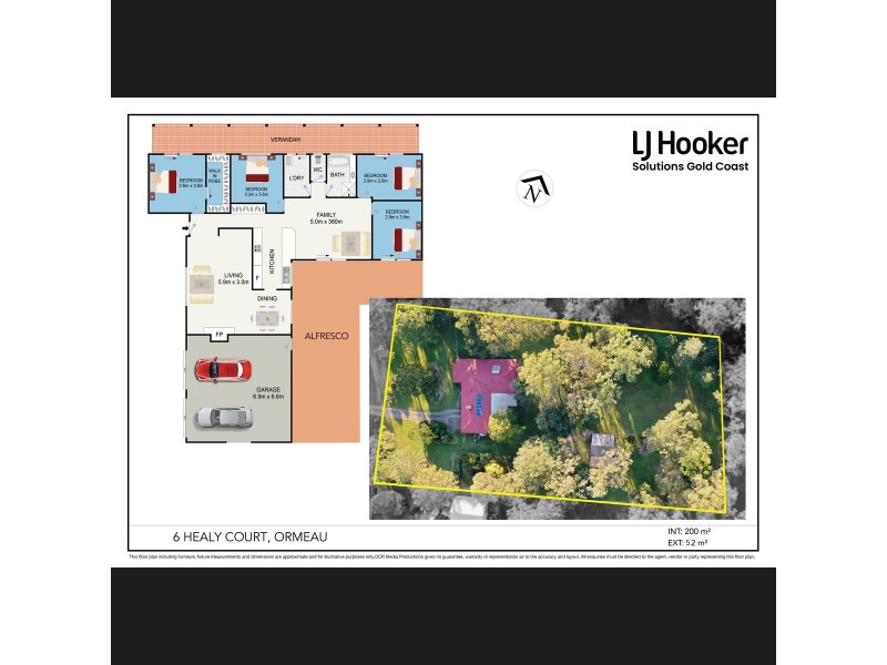 6 Healy Court, Ormeau QLD 4208 Floorplan