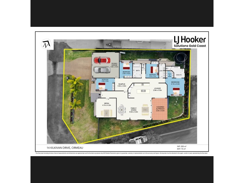 14 Kilkivan Drive, Ormeau QLD 4208 Floorplan