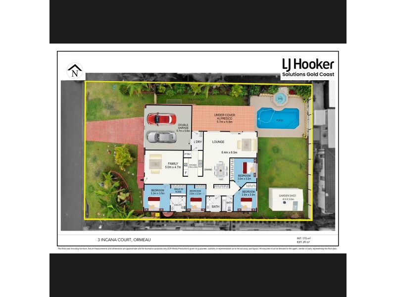 3 Incana Court, Ormeau QLD 4208 Floorplan