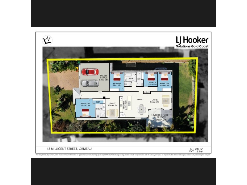 13 Millicent Street, Ormeau QLD 4208 Floorplan