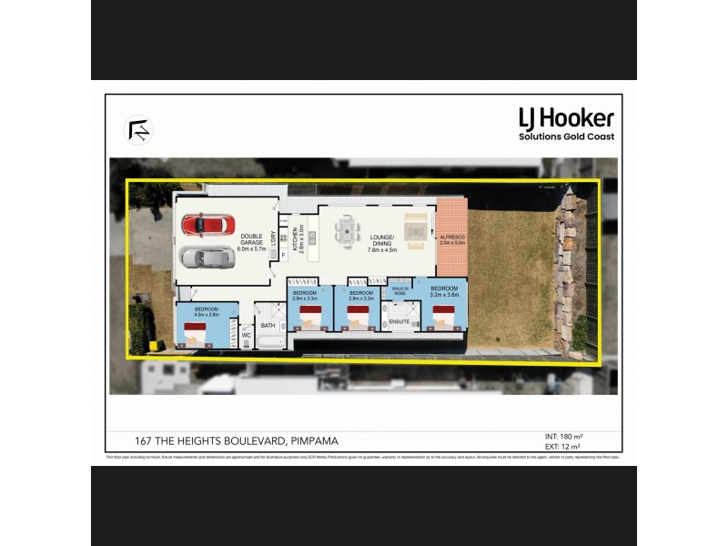 167 The Heights Boulevard, Pimpama QLD 4209 Floorplan