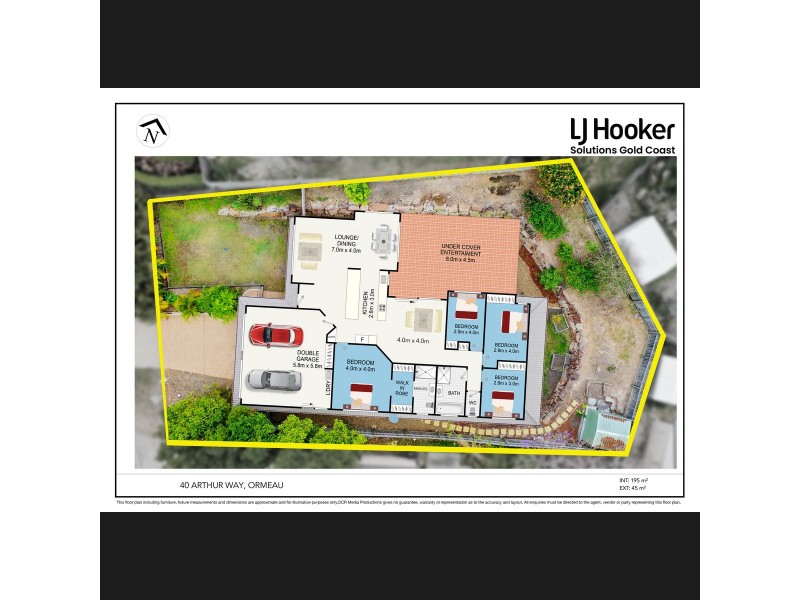 40 Arthur Way, Ormeau QLD 4208 Floorplan
