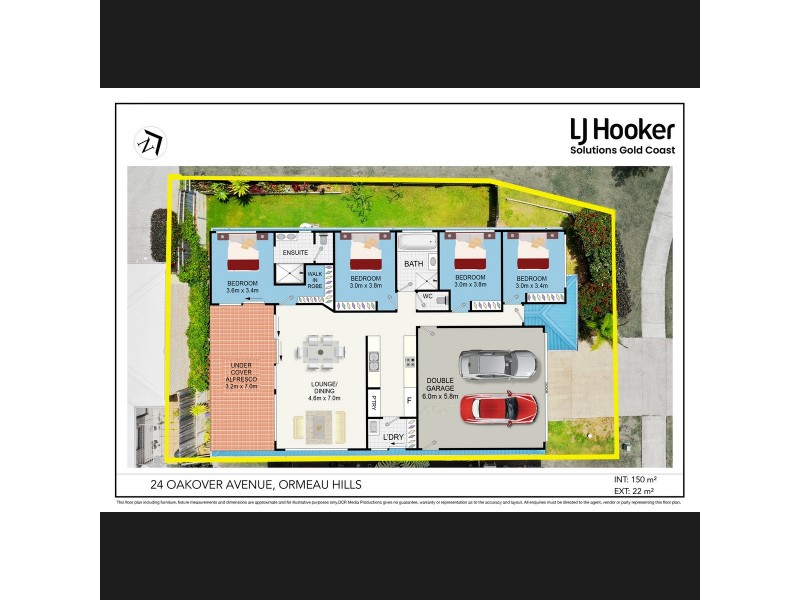 24 Oakover Avenue, Ormeau Hills QLD 4208 Floorplan