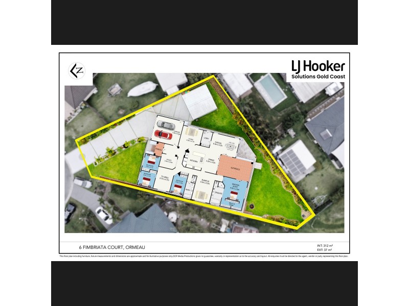 6 Fimbriata Court, Ormeau QLD 4208 Floorplan
