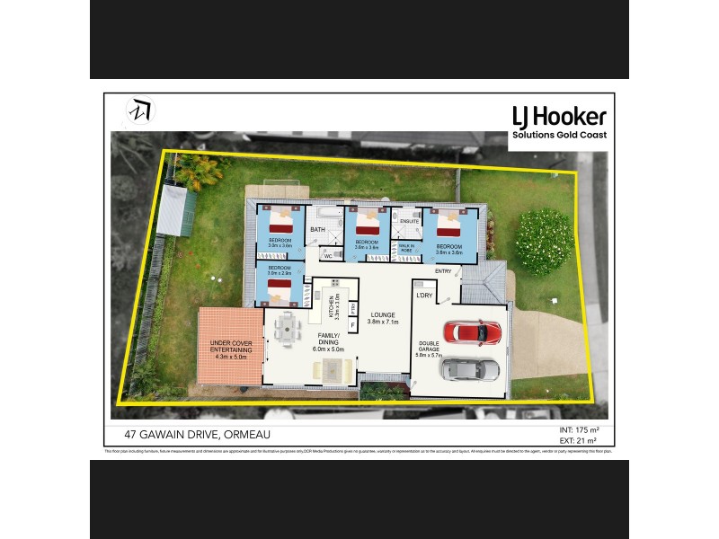 47 Gawain Drive, Ormeau QLD 4208 Floorplan