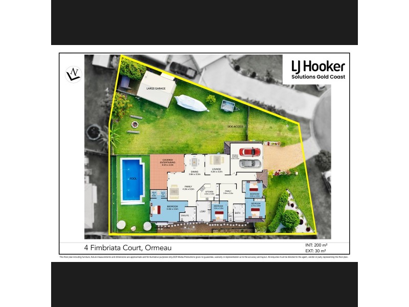 4 Fimbriata Court, Ormeau QLD 4208 Floorplan