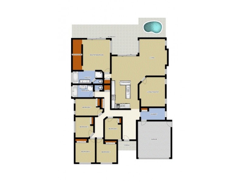 15 Olivevale Street, Ormeau QLD 4208 Floorplan