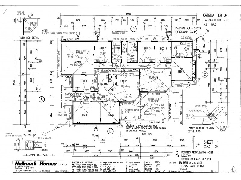 8 Carob Court, Ormeau QLD 4208 Floorplan