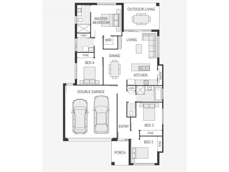 4 Richenda Street, Ormeau Hills QLD 4208 Floorplan