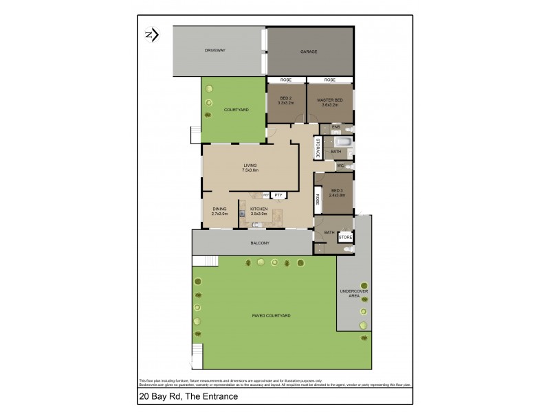 20 Bay Road, The Entrance NSW 2261 Floorplan