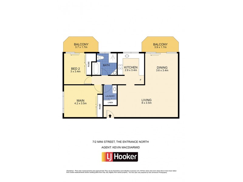 7/2 Mini Street, The Entrance North NSW 2261 Floorplan