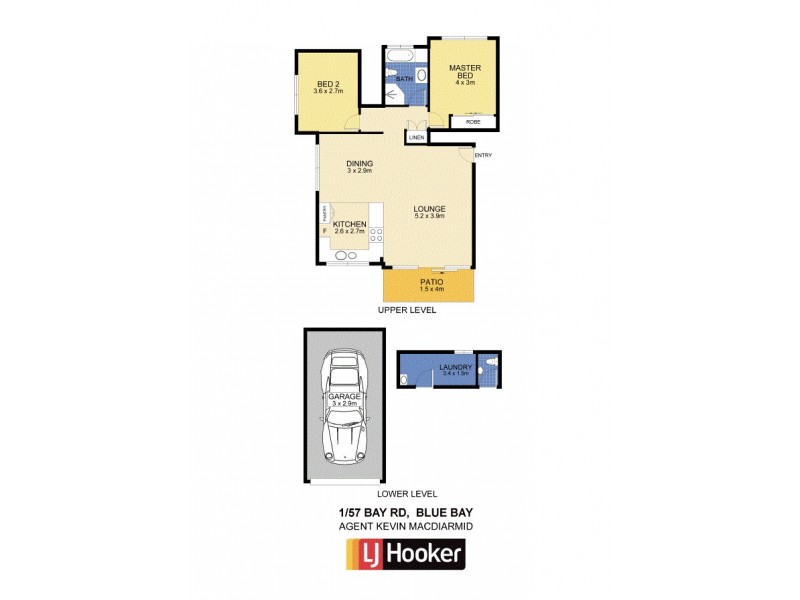 1/57 Bay Road, Blue Bay NSW 2261 Floorplan