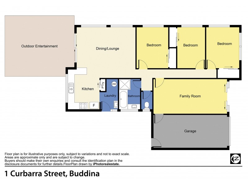 1 Curbarra Street, Buddina QLD 4575 Floorplan
