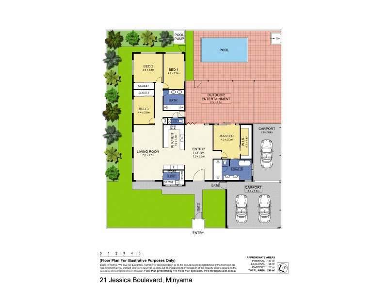 21 Jessica Boulevard, Minyama QLD 4575 Floorplan