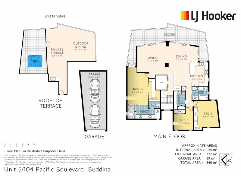 Apartment 5/104 Pacific Boulevard, Buddina QLD 4575 Floorplan