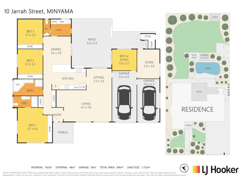 10 Jarrah Street, Minyama QLD 4575 Floorplan