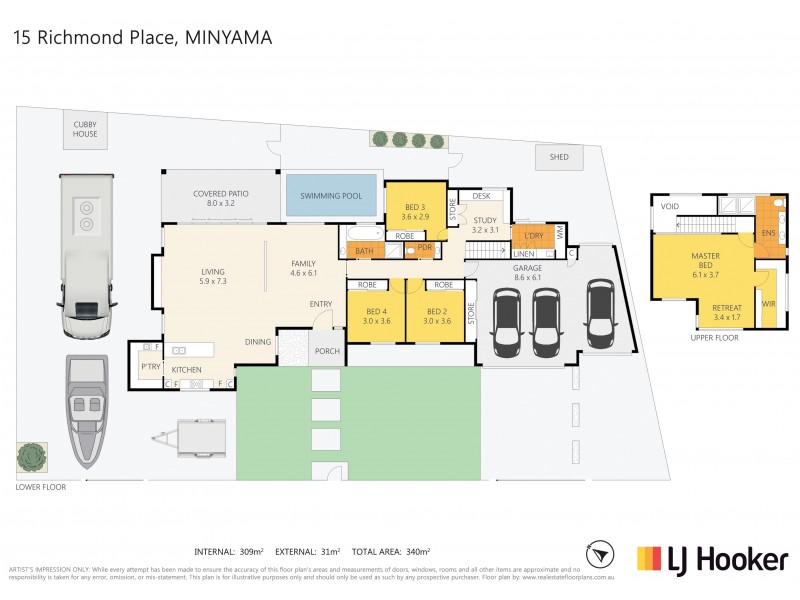 15 Richmond Place, Minyama QLD 4575 Floorplan