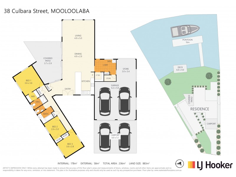 38 Culbara Street, Mooloolaba QLD 4557 Floorplan