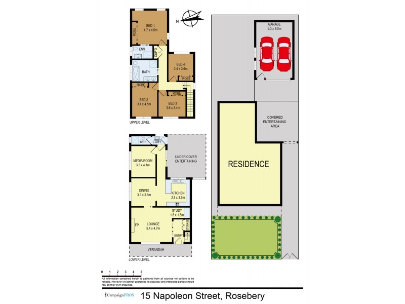 15 Napoleon Street, Rosebery NSW 2018 Floorplan