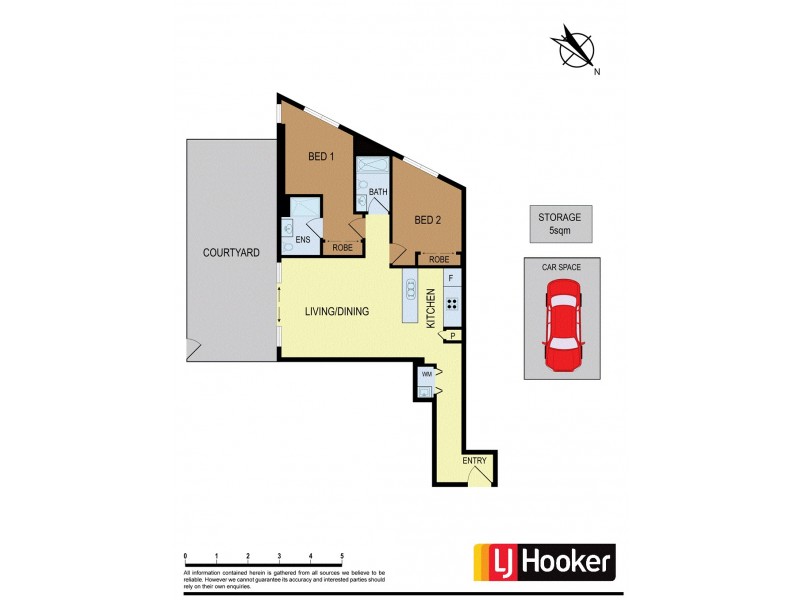 409/17 Chisholm Street, Wolli Creek NSW 2205 Floorplan